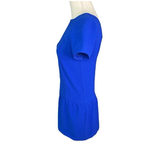 CO Blue drop waist Mini Dress preppy academia cosplay minimalist casual spring - Picture 3 of 6